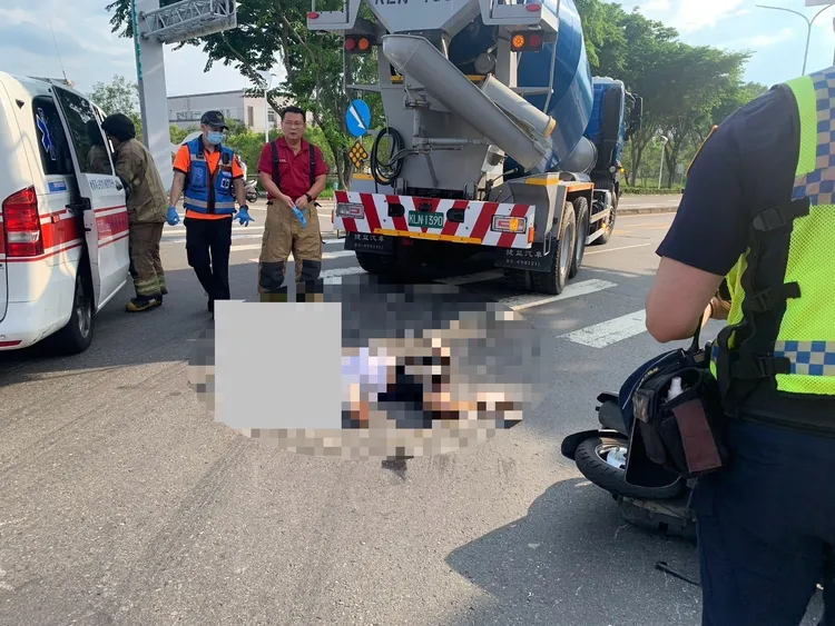 警消獲報前往救護，但人已明顯死亡，未送醫。讀者提供