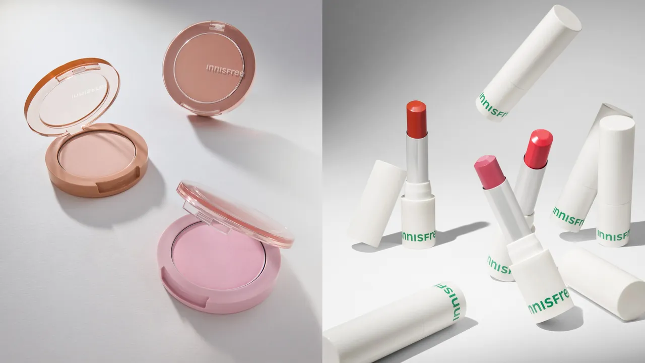 innisfree久違推出彩妝新品，主打自然的甜美透明感。品牌提供