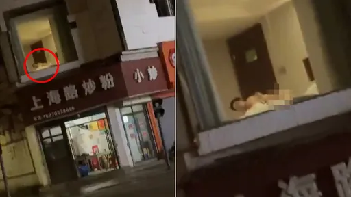 樓下炒粉爆紅竟因樓上「炒飯」 情侶肉搏戰忘這事變活春宮放送