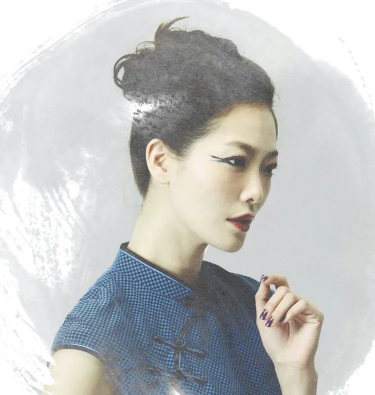 姚采穎適合古裝扮相。姚采穎提供