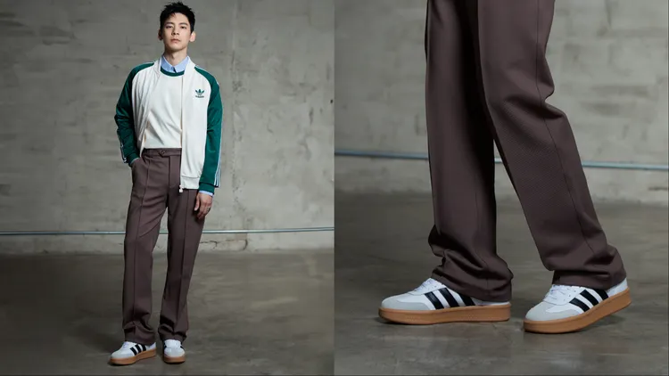 林柏宏搭配SAMBA XLG新鞋型。品牌提供