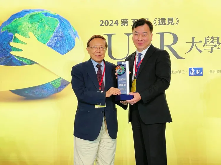 崑山科大三度蟬聯「生態共好組」楷模獎。校方提供