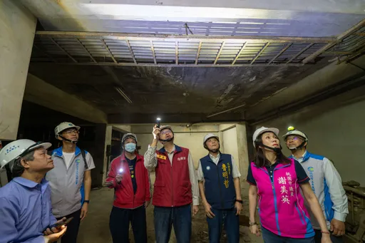 中壢某社區地震受損！市府「貼紅單」判危樓　48人遭緊急撤離