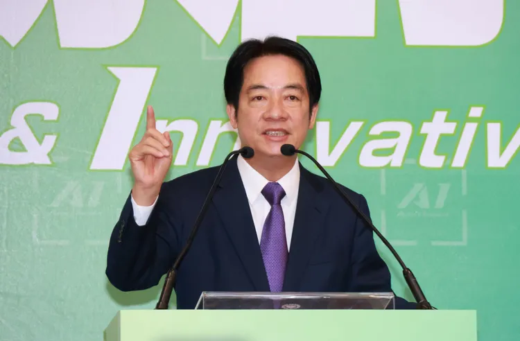 準總統賴清德力挽年輕票。莊宗達攝