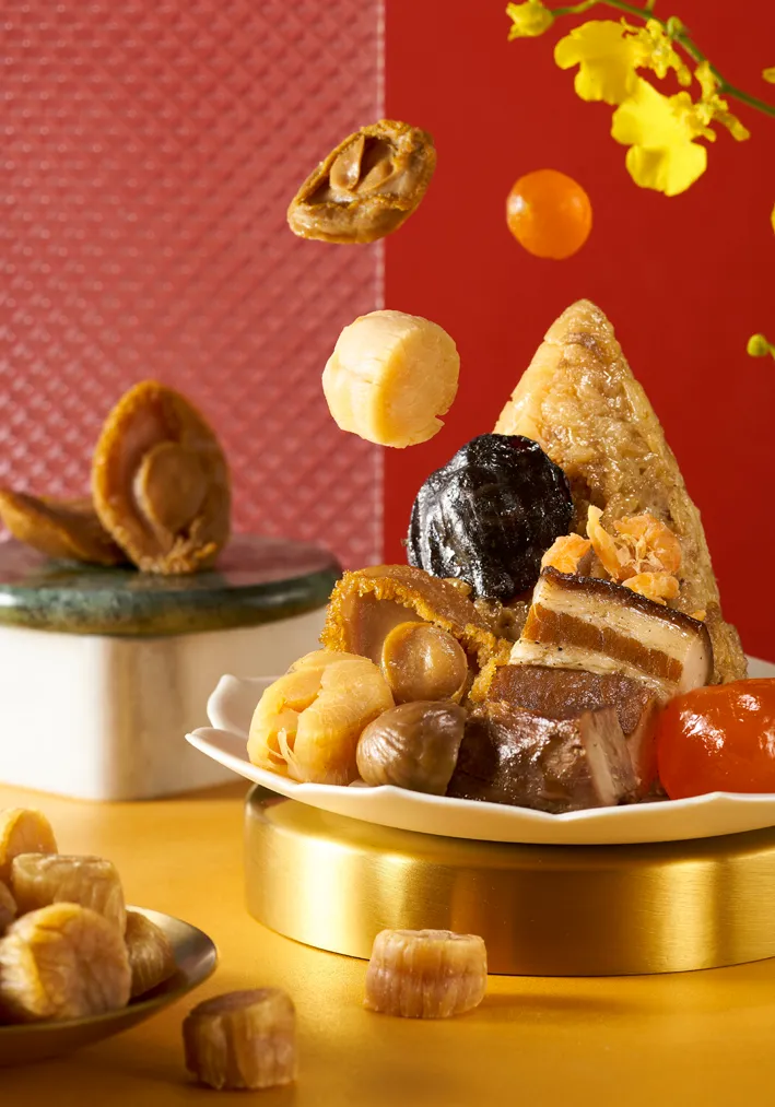 凱撒皇家鮑貝粽。業者提供