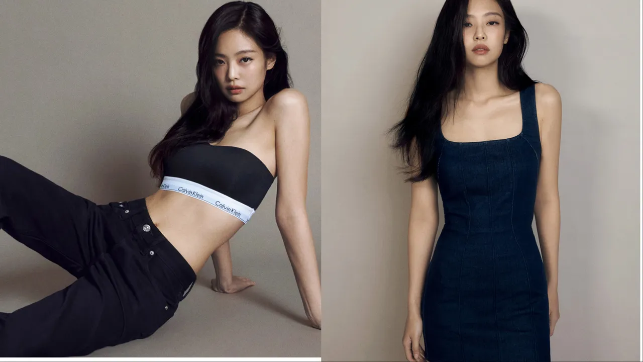 Calvin Klein釋出Jennie全新的獨家形象廣告。品牌提供