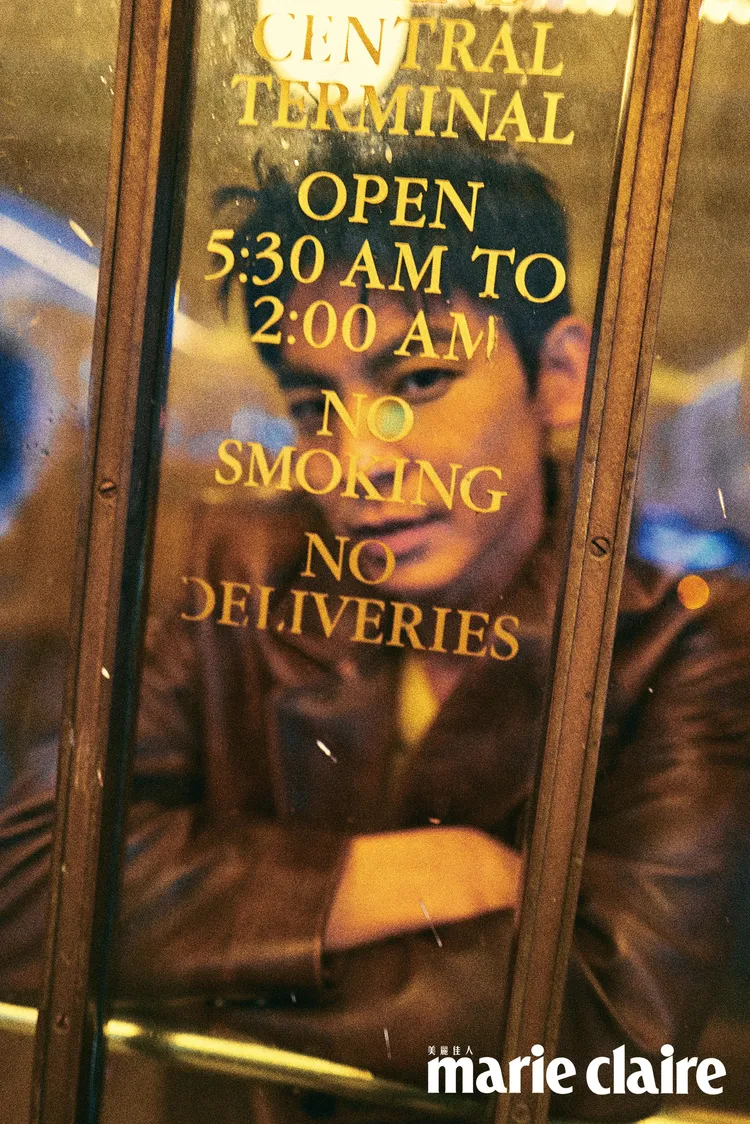 林柏宏拍攝《Marie Claire Taiwan 美麗佳人》封面。《Marie Claire Taiwan美麗佳人》提供