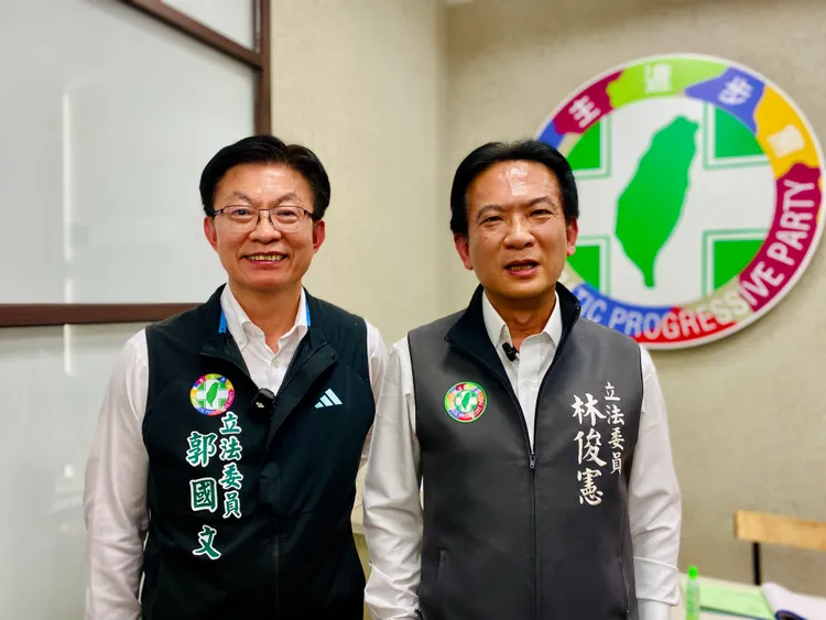 林俊憲強調，郭國文是大家共推最適合擔任下一任主委的人選。王志弘攝