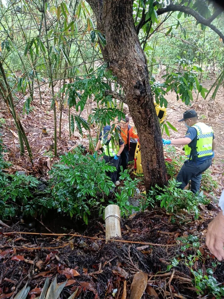 警方協請嘉義縣市二地救難協會加入協尋。警方提供