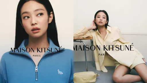 Maison Kitsuné春季有Jennie助阵 女神套衬衫只扣2颗扣子太辣