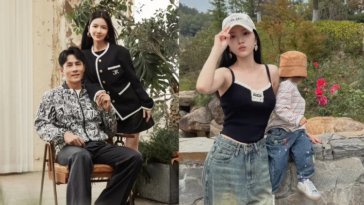 杜淳（左）和王燦結婚3年，育有1女。翻攝王燦微博