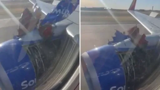 驚險影片曝光！波音737客機起飛中引擎金屬罩解體　乘客救了全機141人