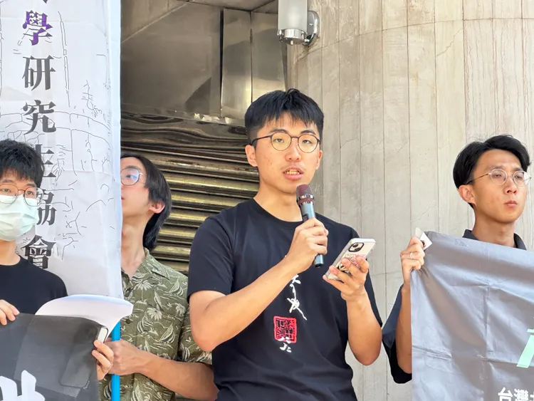 台灣共生青年協會代表廖品硯。潘袁詩羽攝