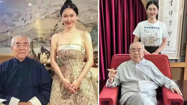 86歲老畫家范曾秀出第四婚後，與萌妻徐萌的的身心通暢家居照。翻攝微博/范曾家居
