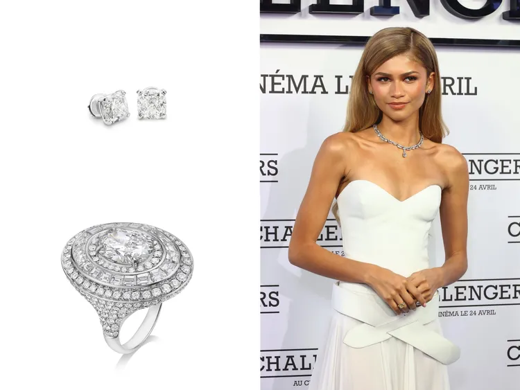 贊妲雅身著LV服裝。品牌提供