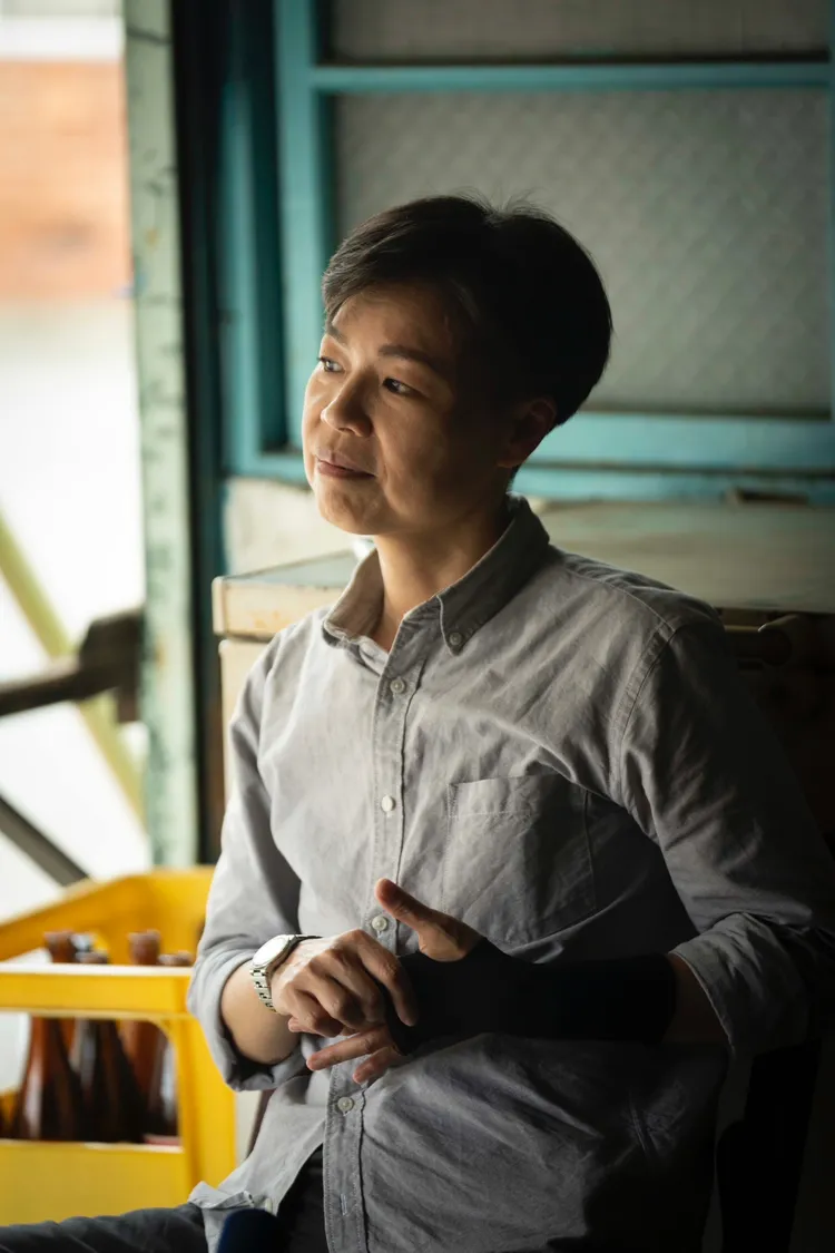 因此剃短了頭髮。Line TV提供