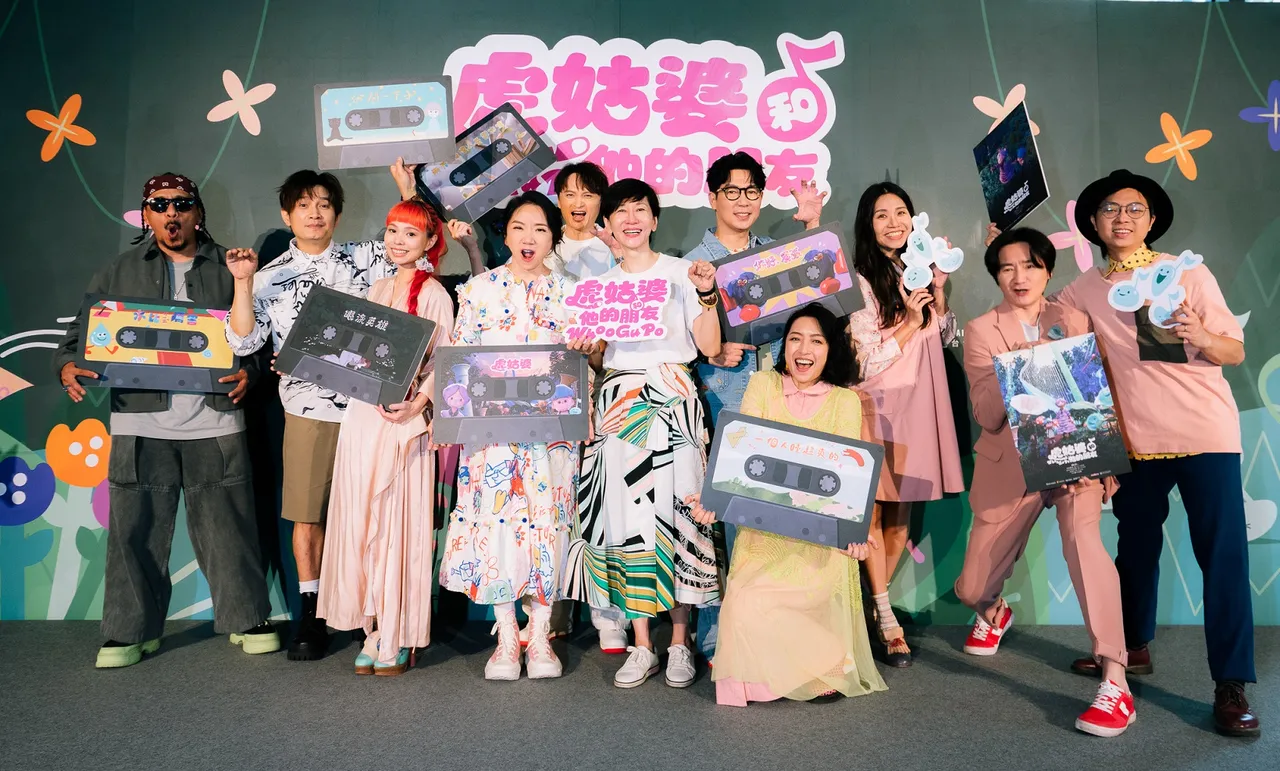 陳藹玲、陶晶瑩與音樂友人們為孩子送上這份音樂禮物。富邦提供。