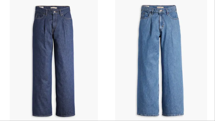 Levi’s Baggy Dad Wide Leg寬鬆廓腿丹寧褲，各3990元。品牌提供