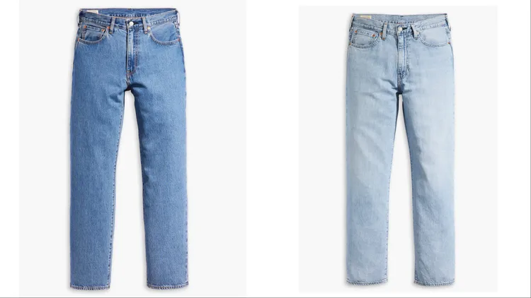 Levi’s 568 Stay Loose寬鬆直筒丹寧褲，各4390元。品牌提供