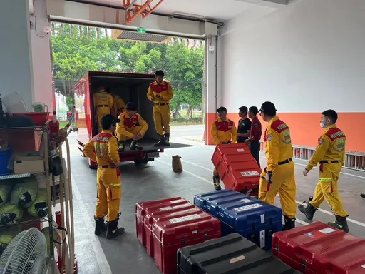 支援花蓮救災!桃園市消防局動起來 特搜人員、醫護40人整裝出發