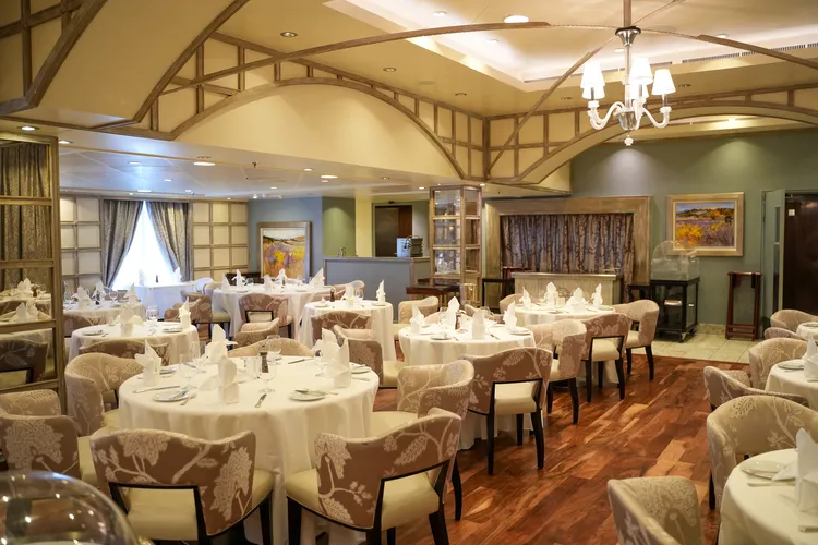 與Jacques Pépin同名的法式餐廳Jacques。田欣雲攝