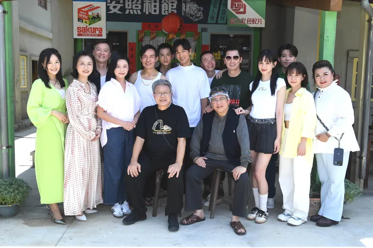 《火車來去》今日在台南開鏡。華視提供