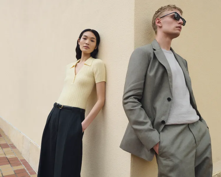 男裝將適度寬鬆線條搭配合身單品呼應「鬆弛感」。品牌提供