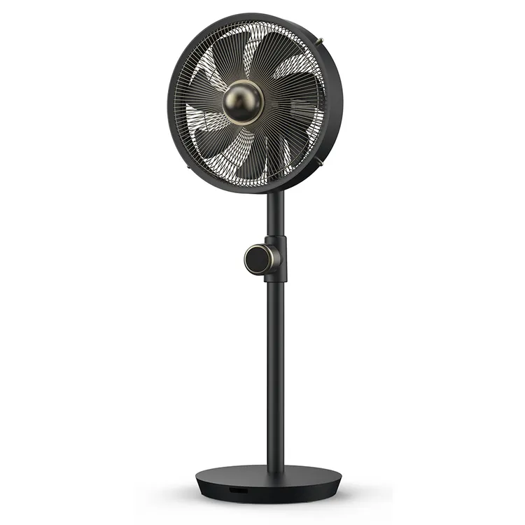 Stylies URANUS 天王星金屬直立式風扇擁有獨特的工業風優雅設計。業者提供