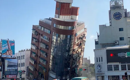 多圖|花蓮大地震災情最慘 2棟房屋傾斜傷亡不明