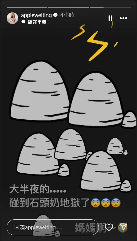 翻攝《appleweiting》的IG
