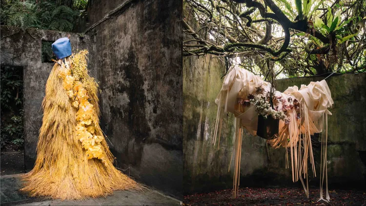 藝術家于安如以二手材料創造裝置藝術。品牌提供