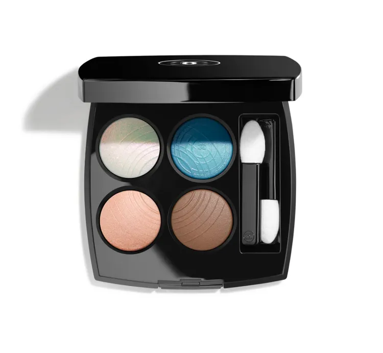 香奈兒四色眼影#78湛藍海岸，2570元。品牌提供