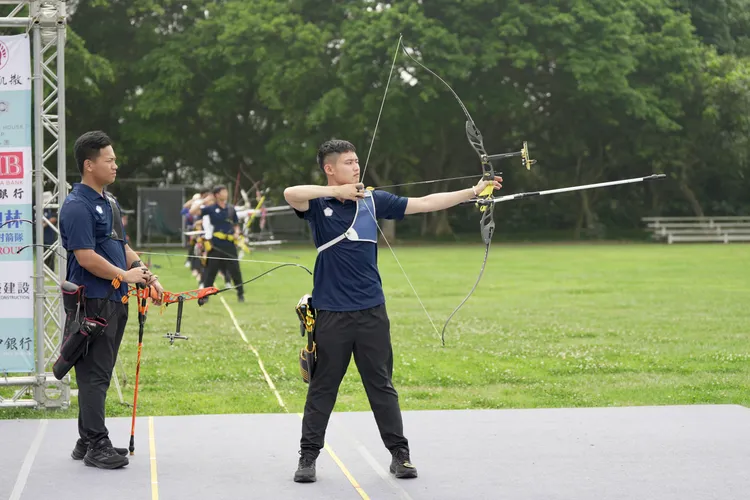 湯智鈞在上屆奧運拿到銀牌。   射箭協會提供