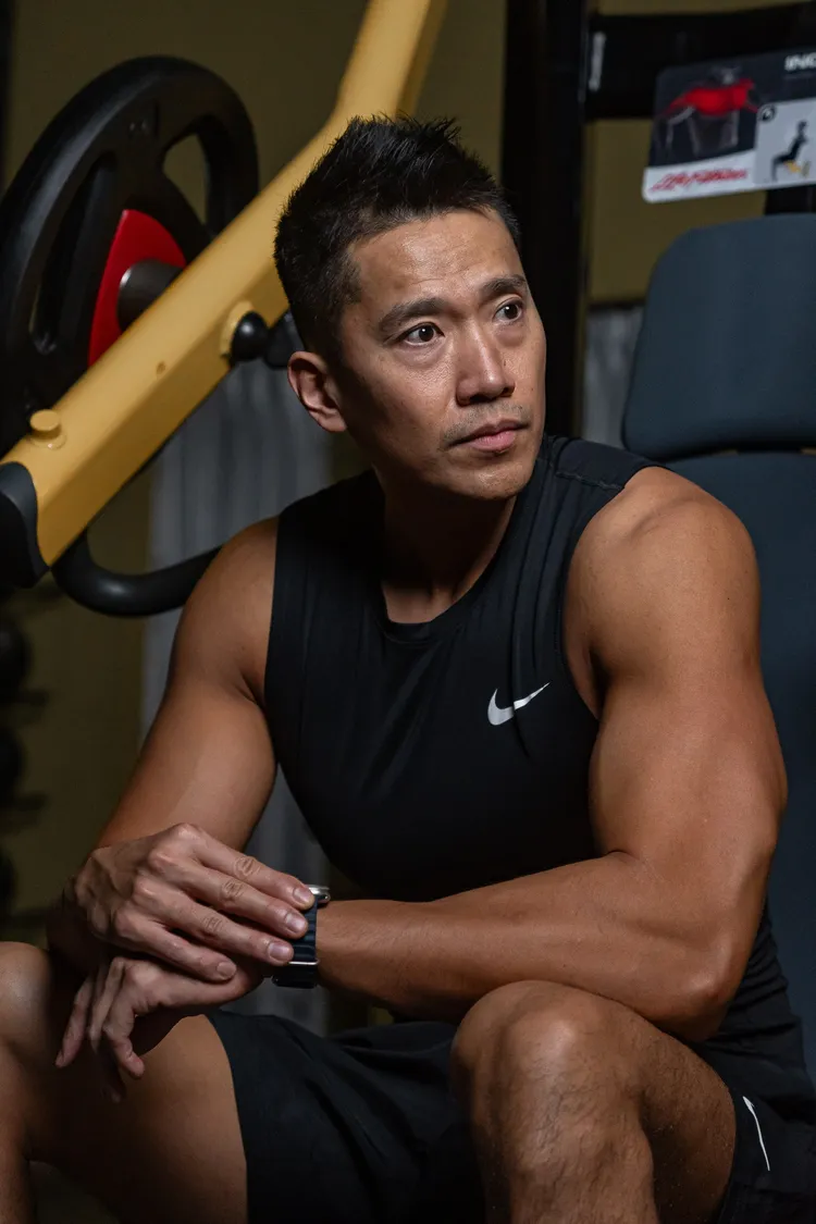 何守正談創業心路歷程。正能量健身工作室提供