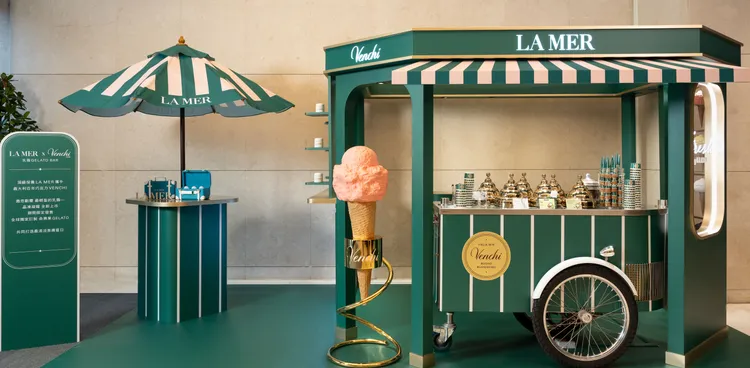 LA MER x Venchi期間限定乳霜Gelato Bar。品牌提供