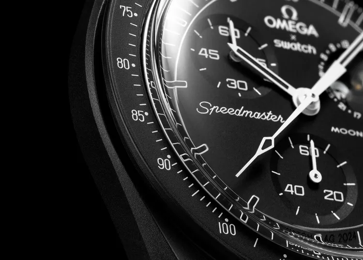 測速圈「數字90上圓點」細節呼應了原版超霸登月錶。品牌提供