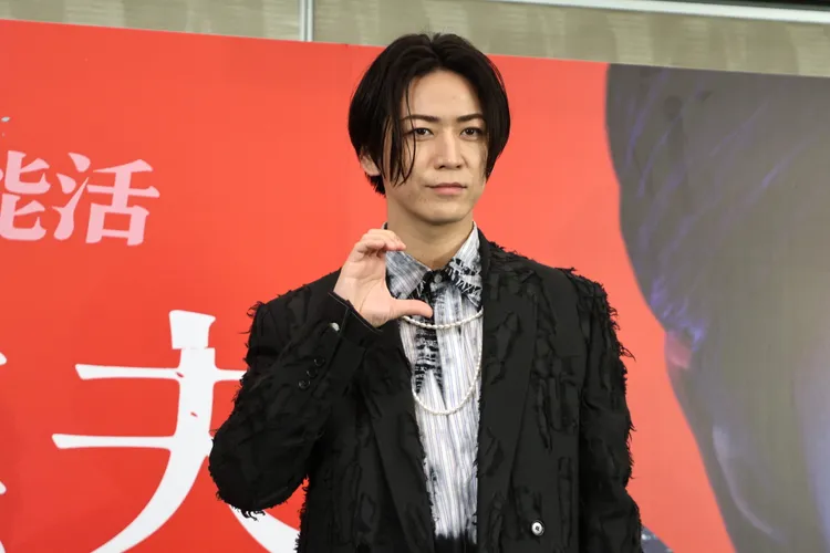 龜梨和也明天要擔任台北大巨蛋籃球賽的中場嘉賓。攝影中心攝