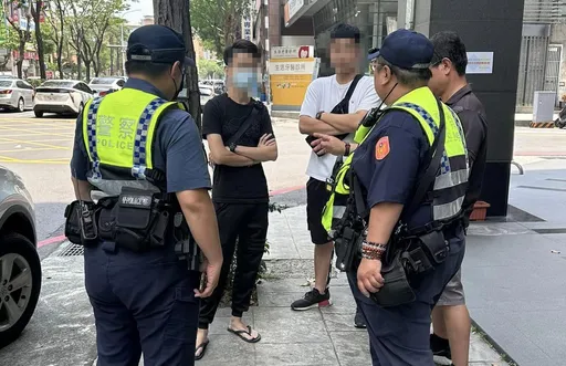 台中停車糾紛突亮證件嗆「我是警察」 白衣男真的是北市警員