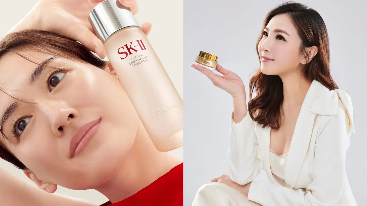 SK-II和Abysse帶來母親節新品，2品牌各自有女神綾瀨遙（左圖）和陳思璇（右圖）加持。品牌提供