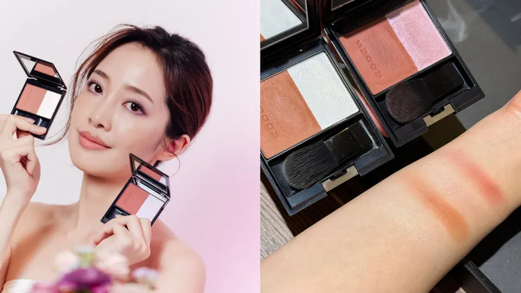 晶采淨姸頰彩，各2100元。左圖品牌提供、右圖張家玲攝