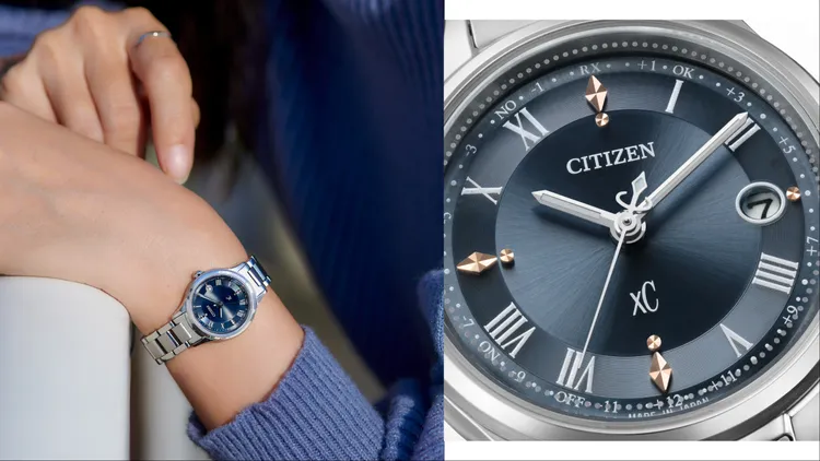 深邃藍色面盤打造出低調又華美的畫面。品牌提供