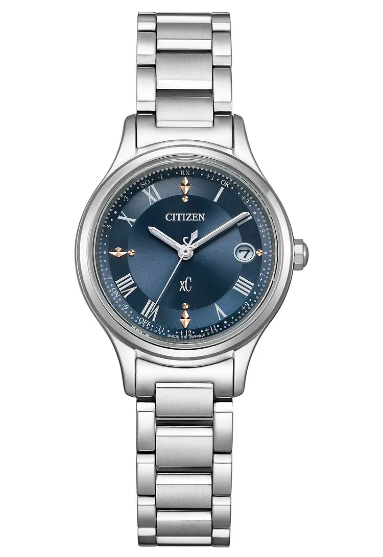 CITIZEN「輕奢光」光動能全球電波對時腕錶ES9490-61L，3萬1800元。品牌提供