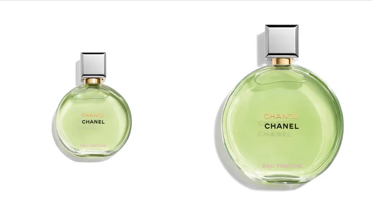 CHANCE綠色輕盈香水，35ml／3450元、150ml／8080元。品牌提供