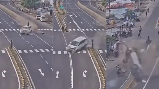 驚悚影片|駕駛超速失控撞死騎士 害自家祖孫3代5人也沒命