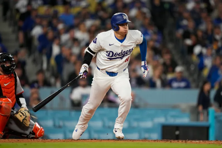 大谷翔平(右)今天狀況不錯。美聯社