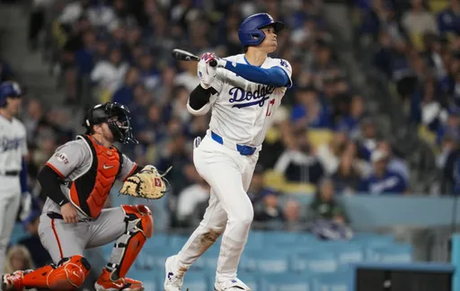 等好久終於等到了!大谷翔平全壘打開張 道奇主場3連戰橫掃巨人