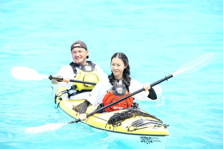 KID（左）表示主持外景節目是宿命，也是做起來開心的事。攝影中心攝