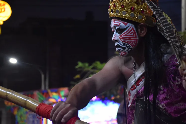 鎮北宮駕前隍義堂什家將流傳至今超過一甲子。市府提供