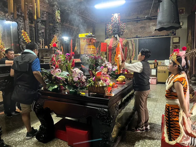 鎮北宮駕前隍義堂什家將流傳至今超過一甲子。市府提供