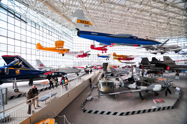 飛行博物館是全球航空愛好者的天堂。田欣雲攝